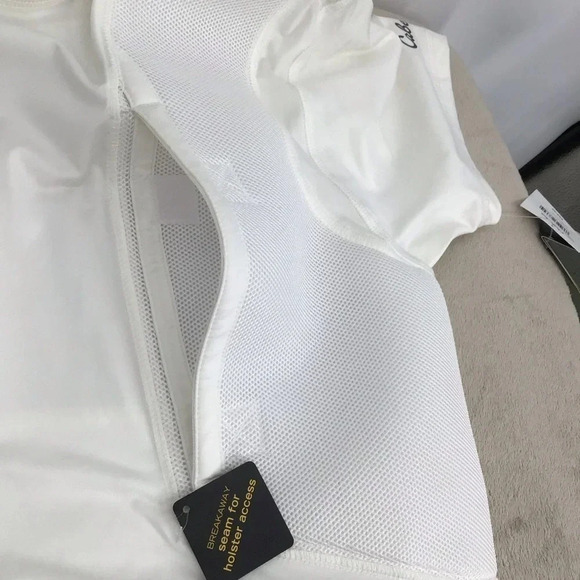 Cabela’s Tactical Holster Shirt Concealed & Carry Short Sleeve NWT Size L - Picture 7 of 13